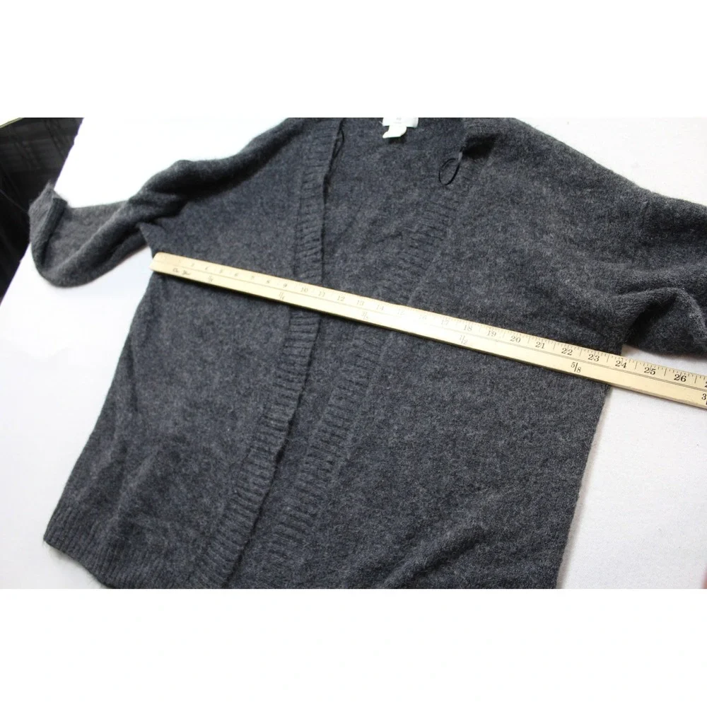 H&M Cardigan Women Small Gray Excellent Open Front Ribbed Knit L.O.G.G. Sweater